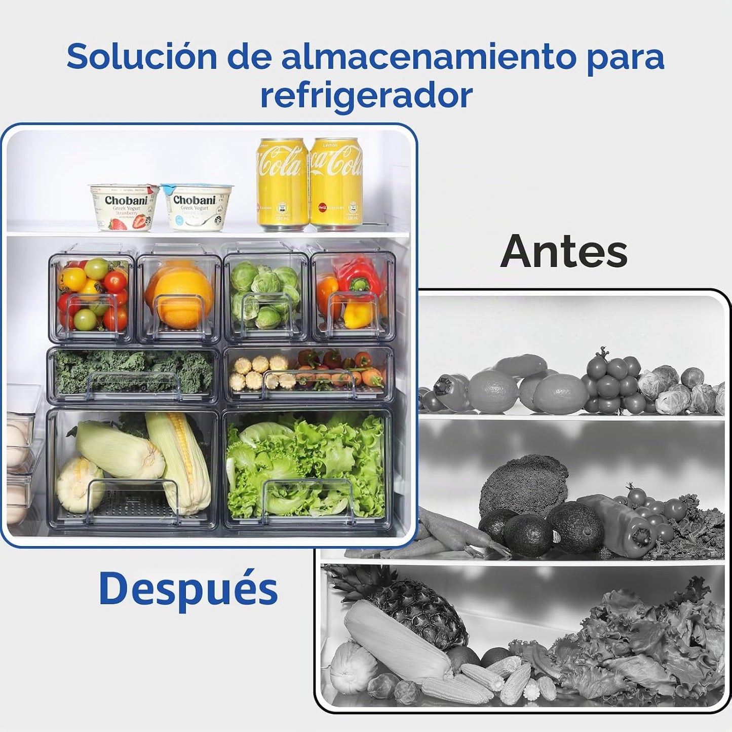Bronkeeper - Cajones organizadores transparentes y extraíbles para...