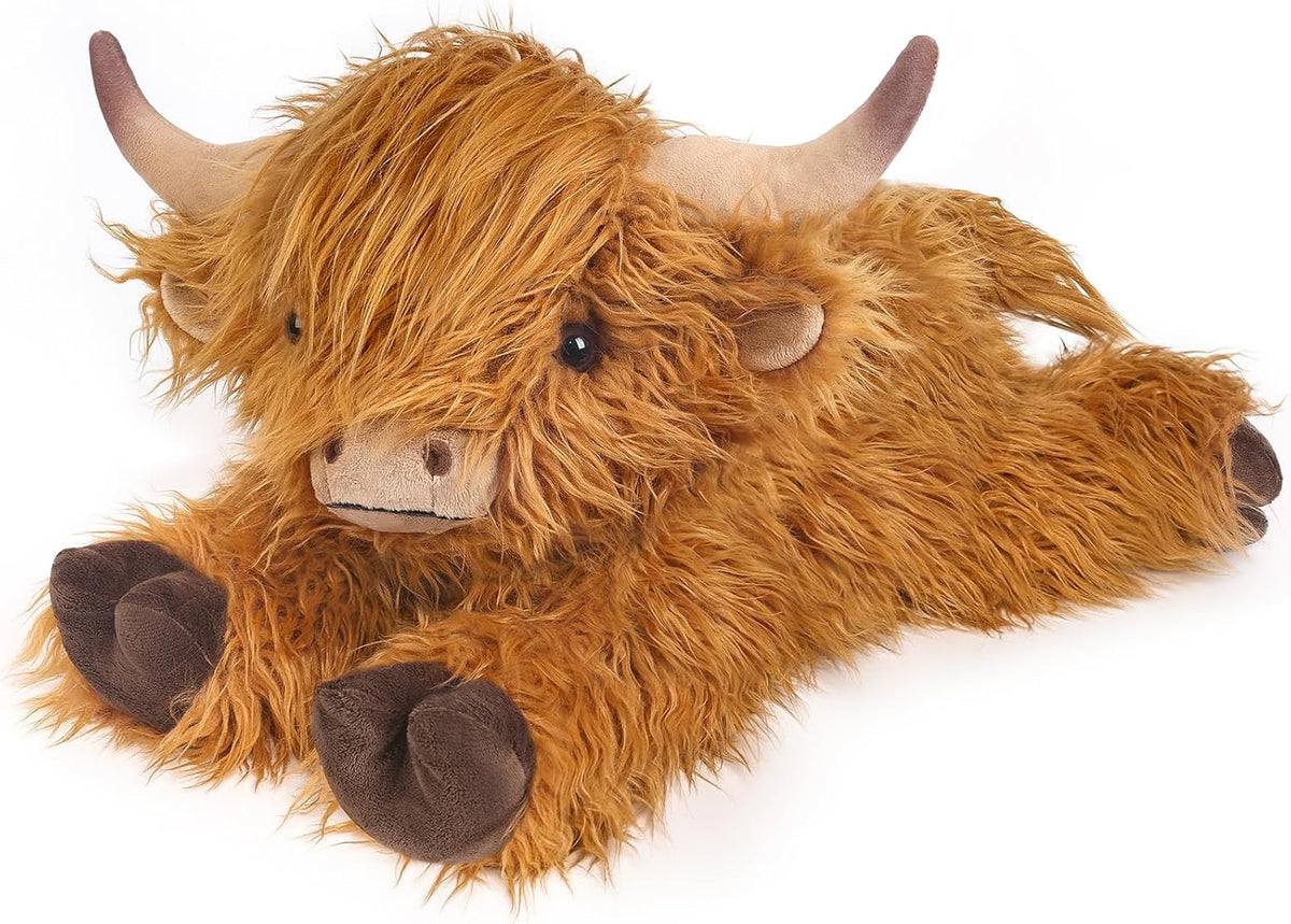 Animales de peluche con peso de vaca de las tierras altas de 25 pul...