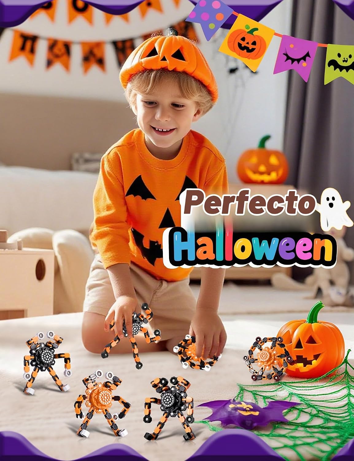 Juguetes de Halloween para niños, juguetes transformables para adul...