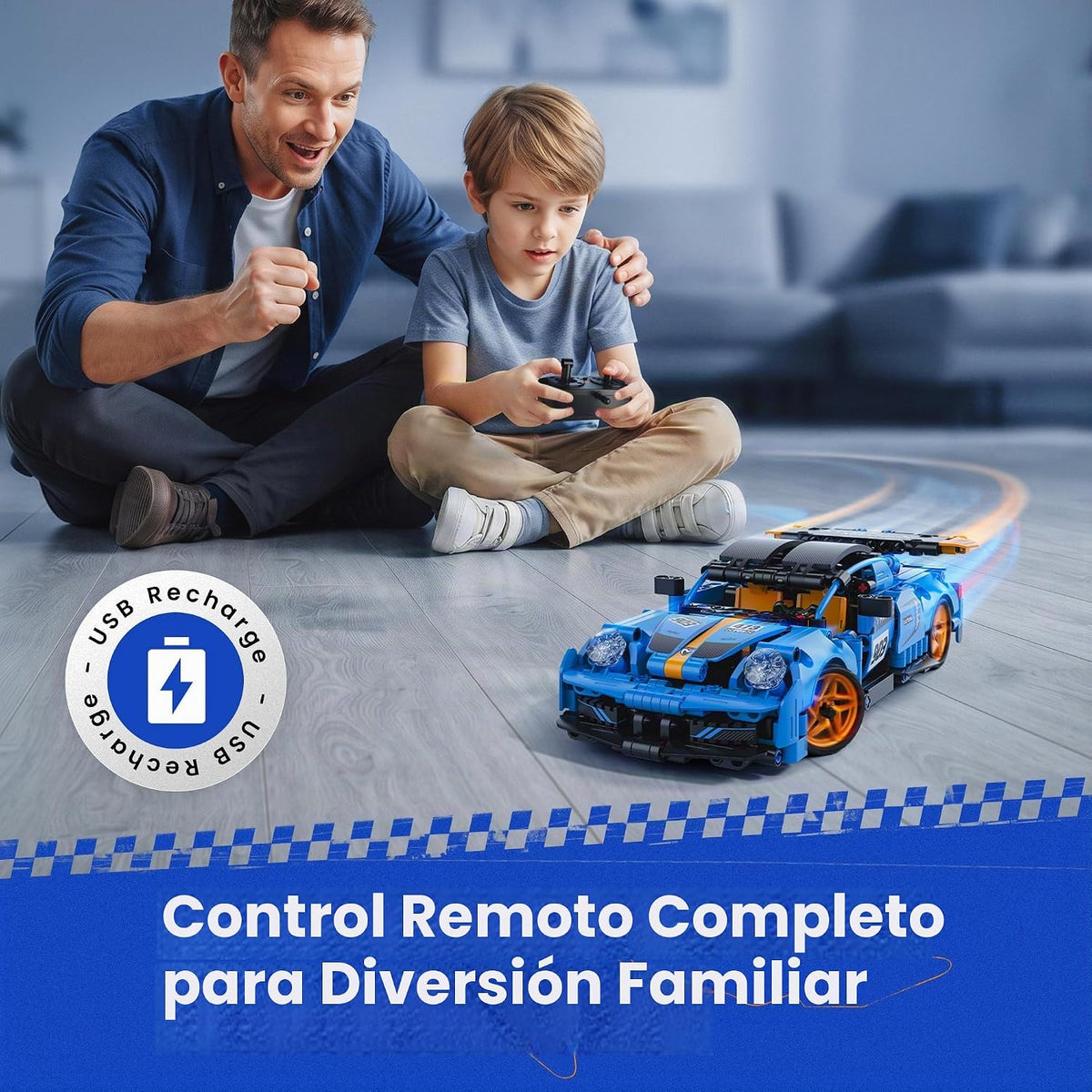 Sillbird Kit de construcción de robot de coche con control remoto,...