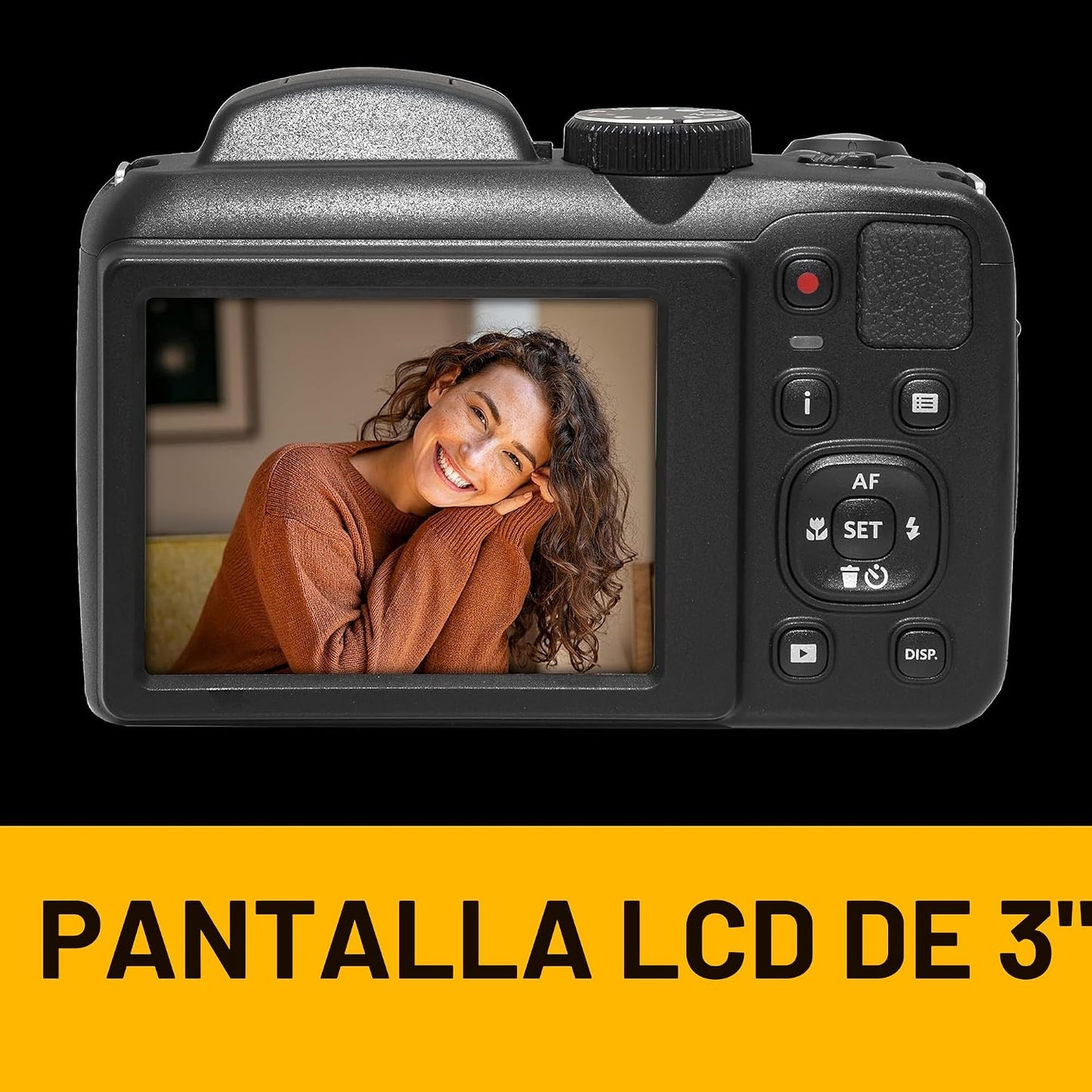 KODAK PIXPRO AZ255 - Cámara digital de 16 MP, zoom óptico de 25x, A...