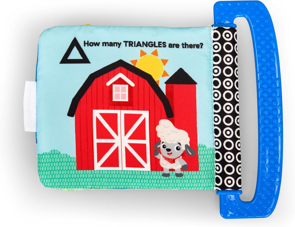 Baby Einstein Farm Explorers Shapes at the Farm Libro mordedor, mul...