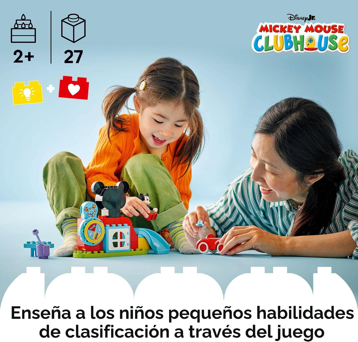 LEGO DUPLO Disney Mickey Mouse Clubhouse &amp; Car Kit de Construcc...