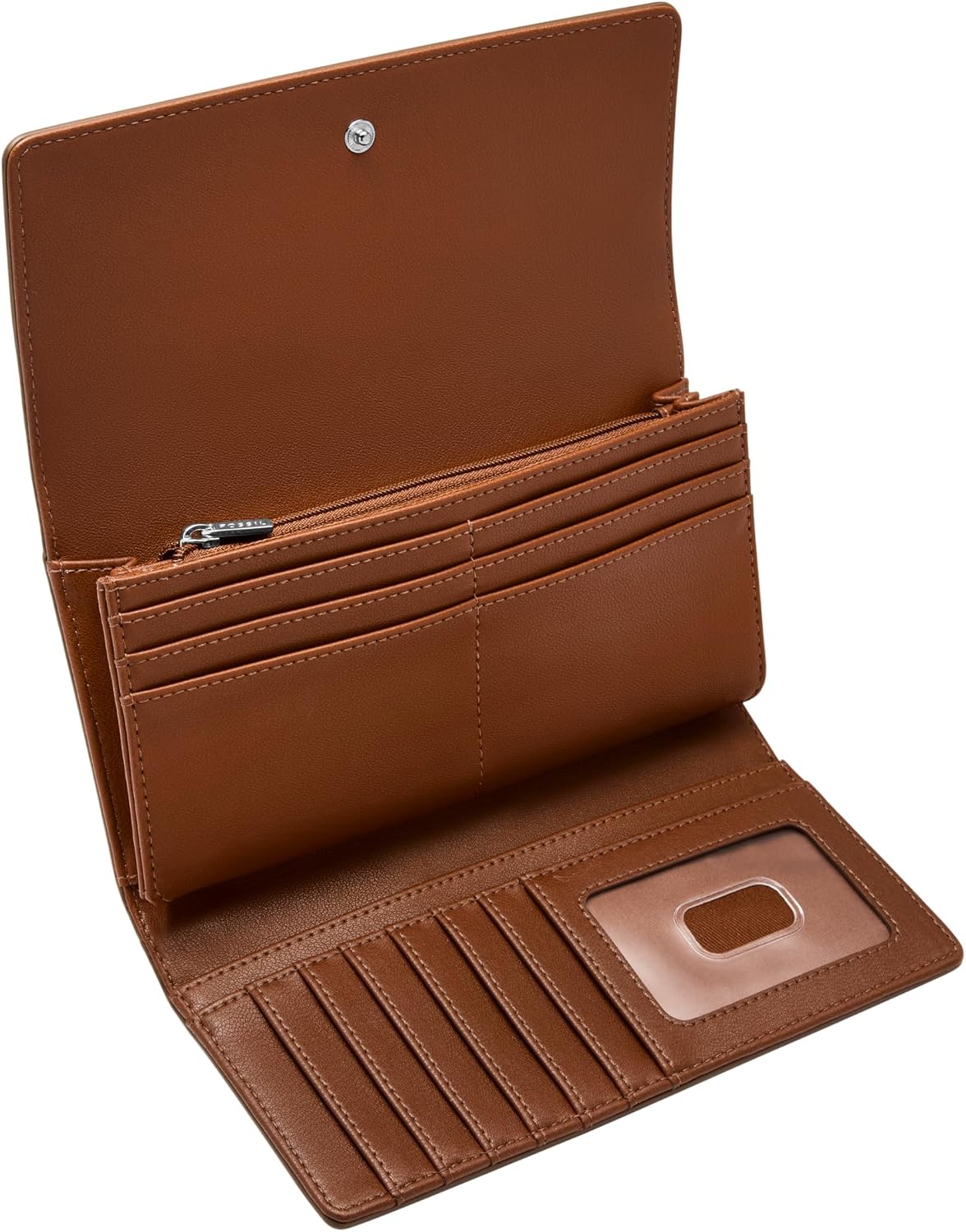 Fossil Cartera Logan de piel con bloqueo RFID para mujer