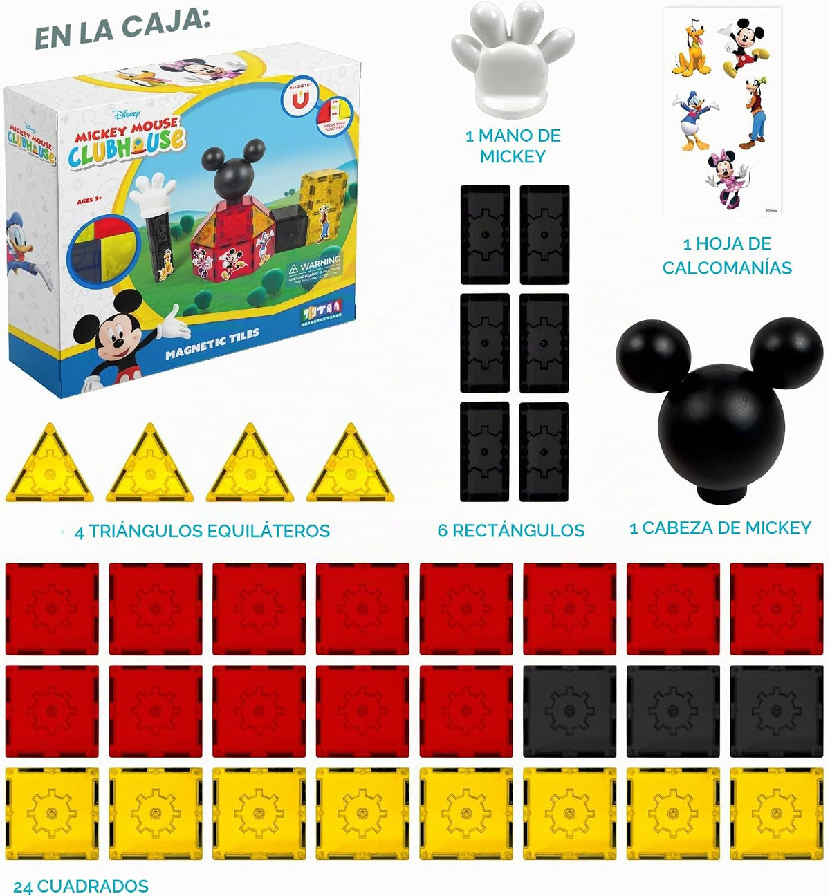 Tytan Juguetes Oficiales Disney La Casa de Mickey Mouse Set de Ladr...
