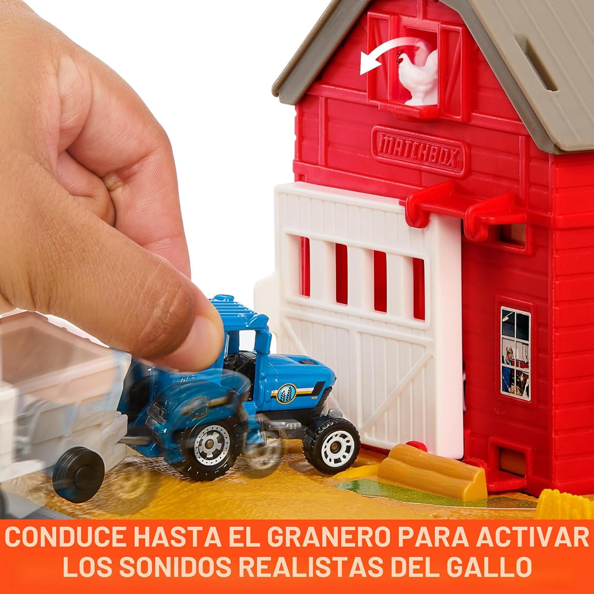 Matchbox Coche y juego de juguete, Action Drivers Farm Adventure co...