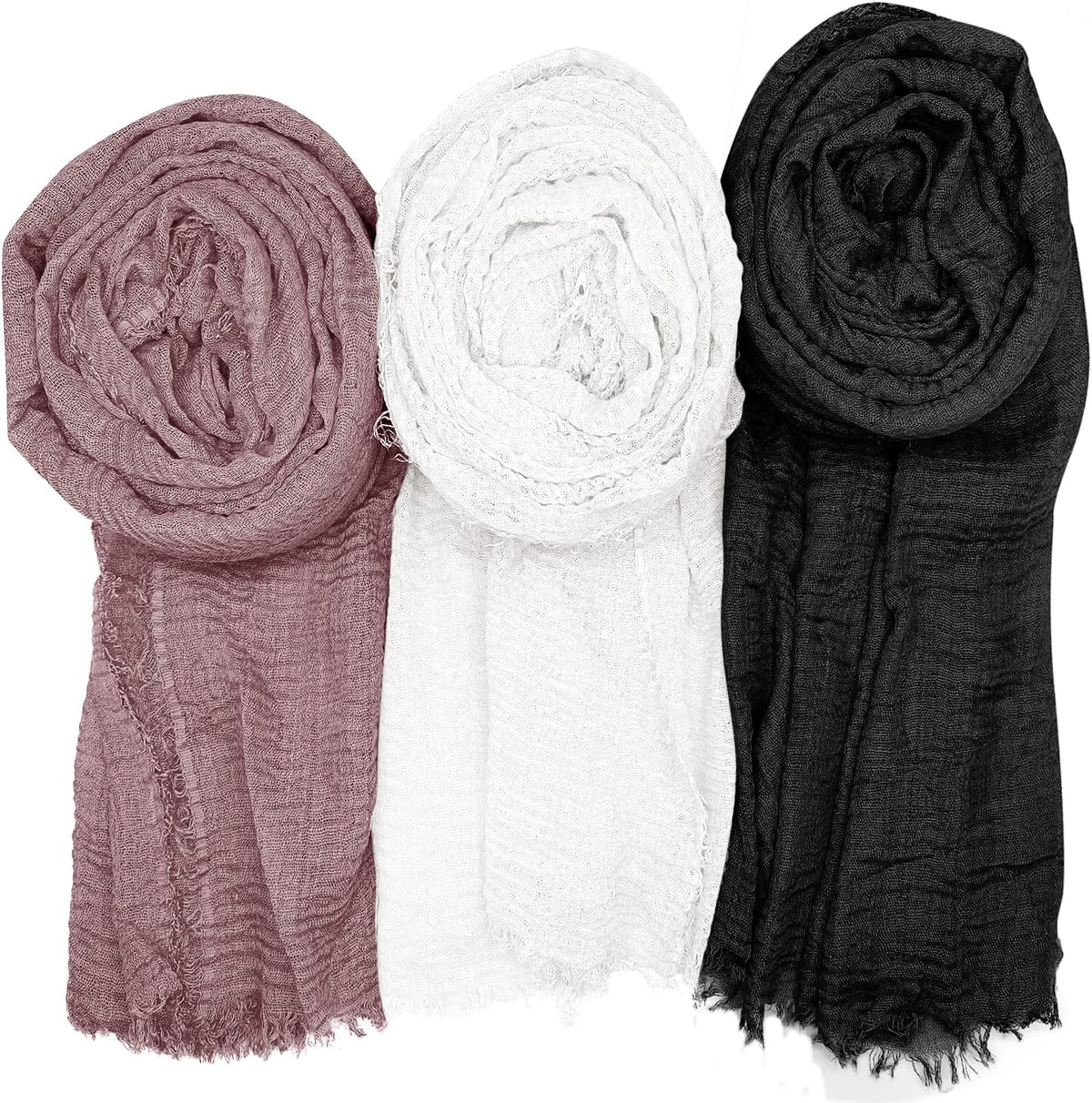 Bufanda Chal para Mujer para Todas las Estaciones 3PCS Envoltorio d...