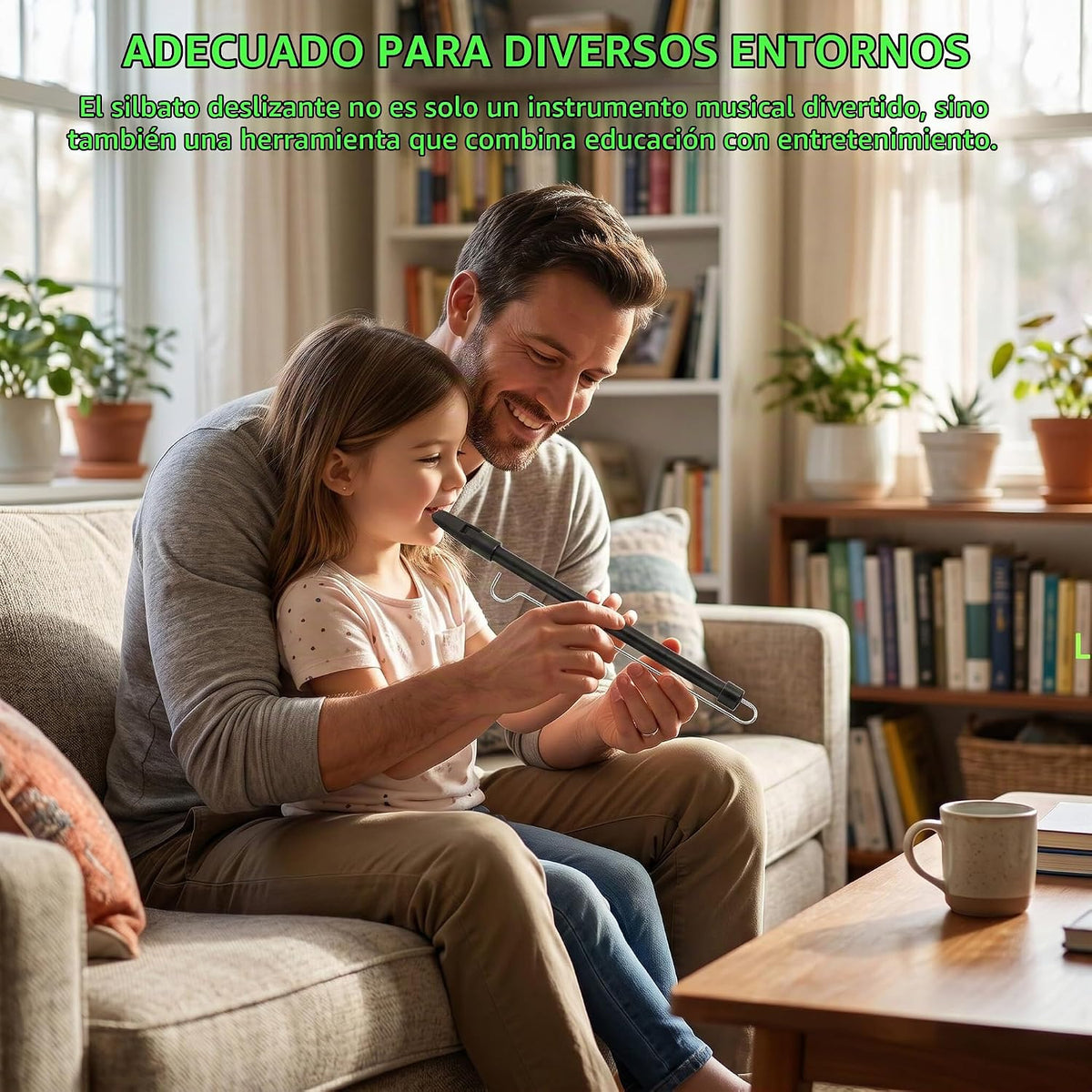 Silbato Deslizante, Dioche Instrumento Musical de Tono Ajustable, p...