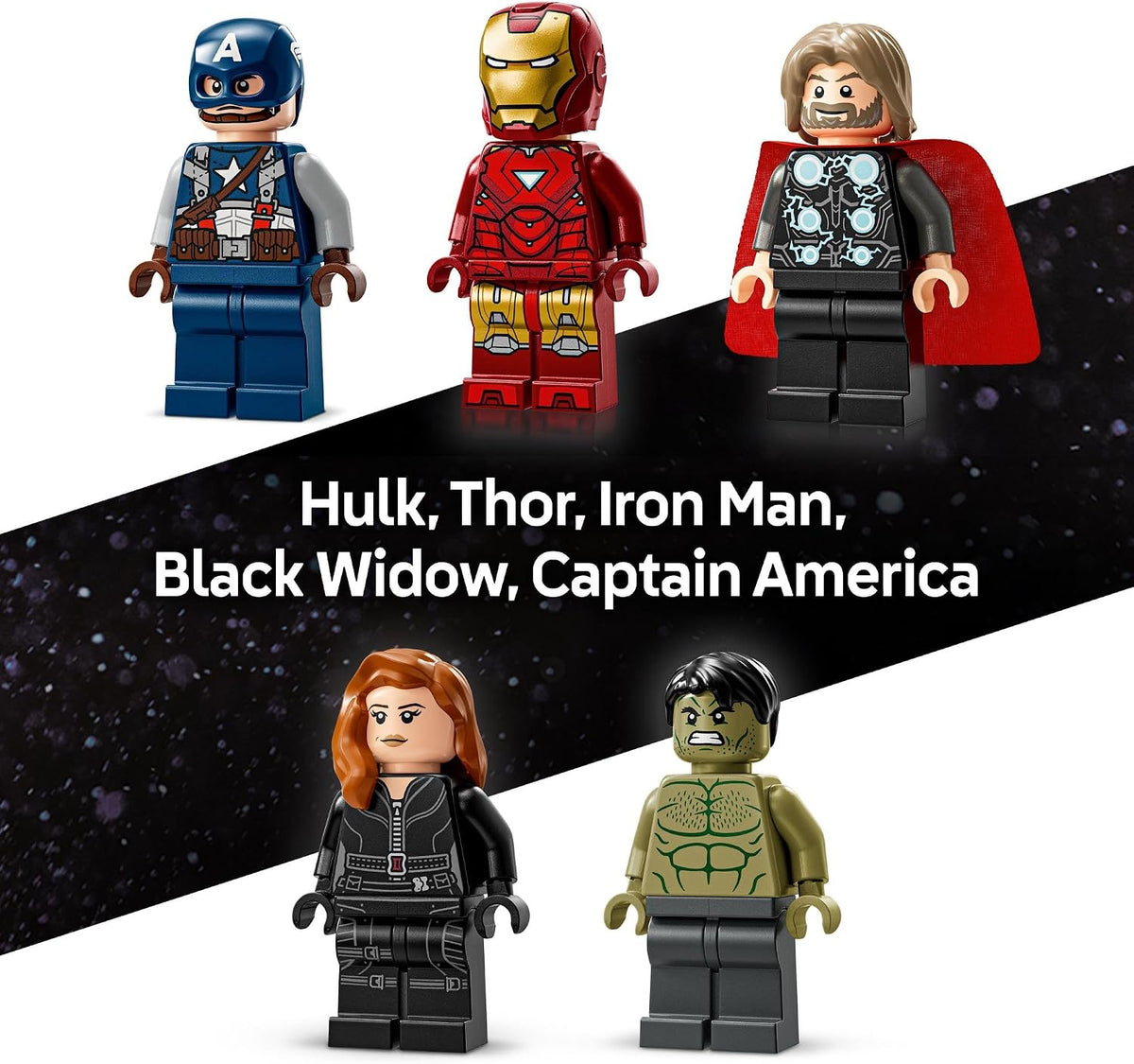 LEGO Marvel: Marvel - Juguete de construcción con logotipo y minifi...