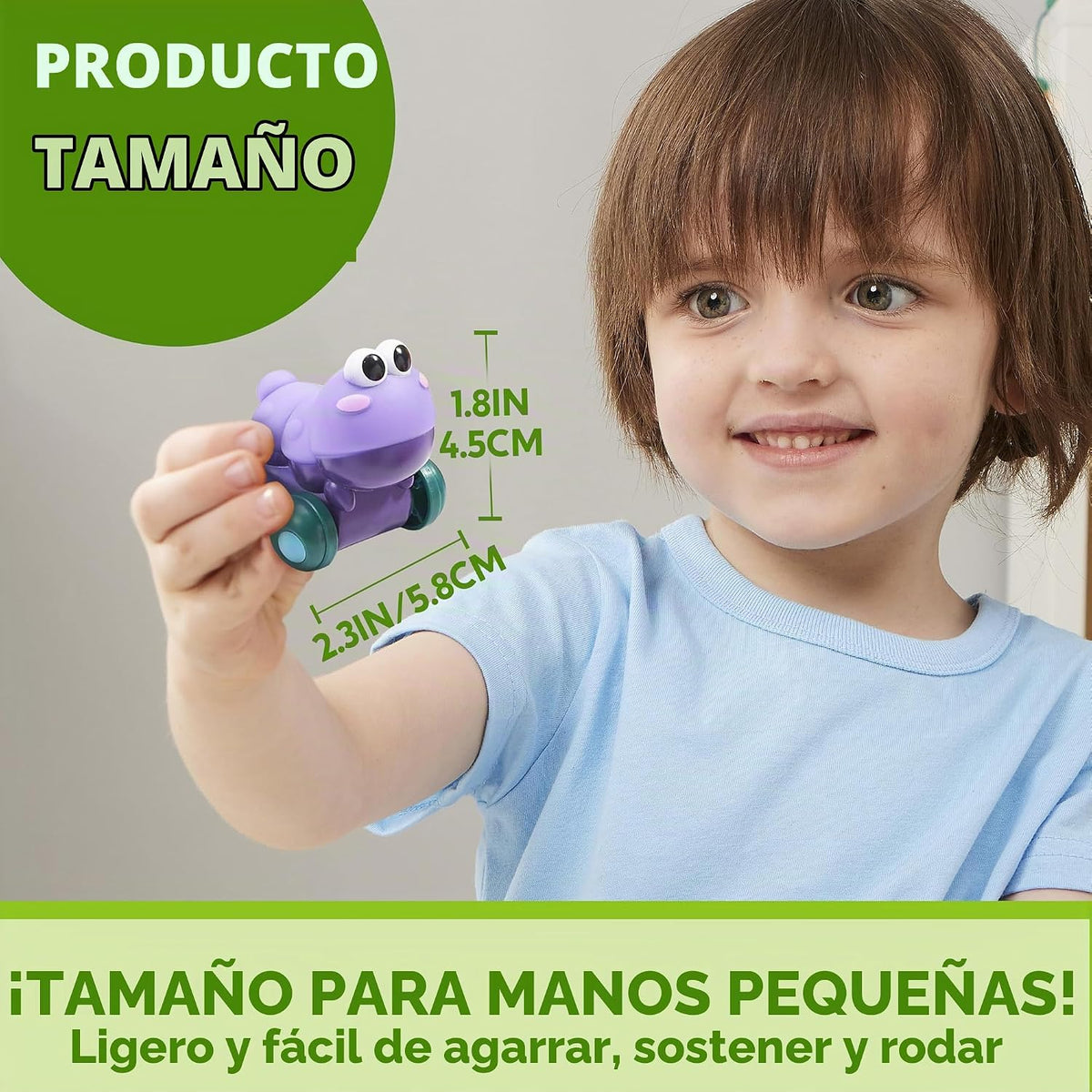 JOYIN Coches de dibujos animados de animales, juego de coches de ju...