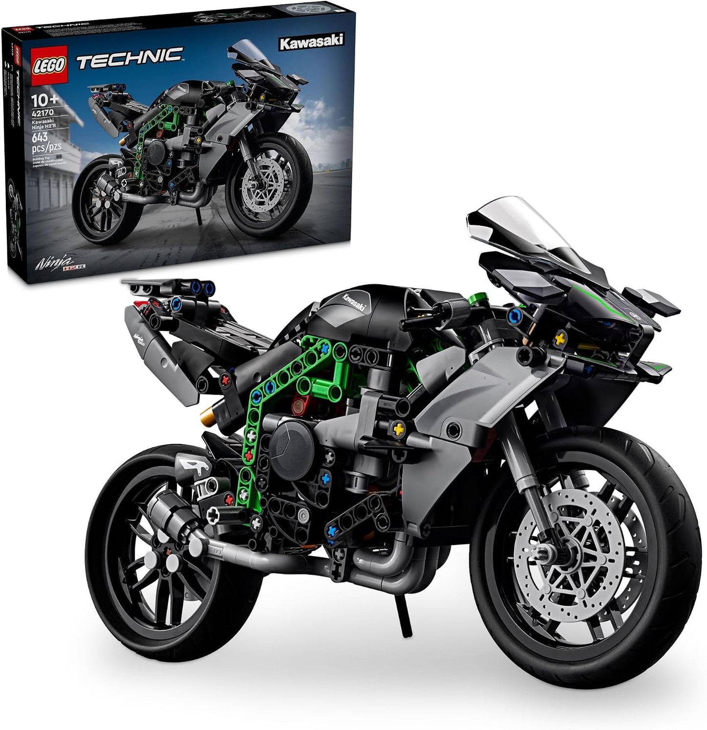 LEGO Technic Kawasaki Ninja H2R Moto Juguetes de Construcción para...