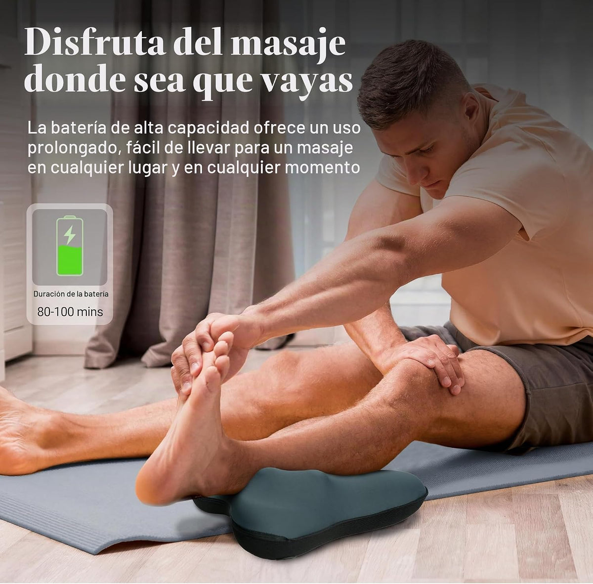 CuPiLo Masajeador de espalda inalámbrico HSA elegible para FSA, mas...