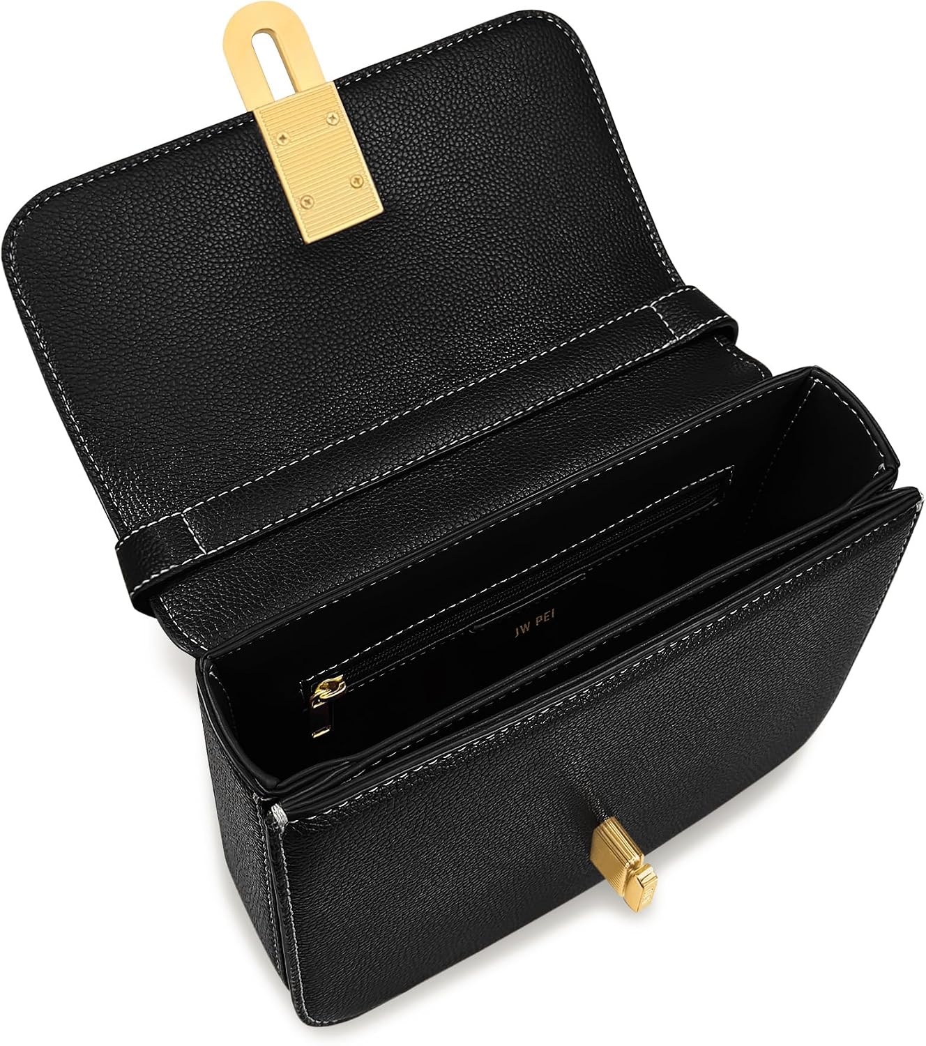 JW PEI Bolso de hombro Evania Lock Pebbled para mujer