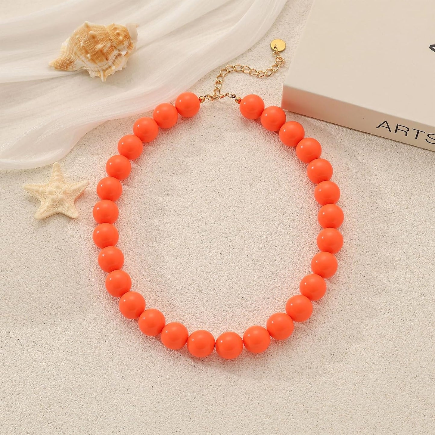Lsljilidzsw Collar de cuentas gruesas para mujer, 0.631 pulgadas, c...