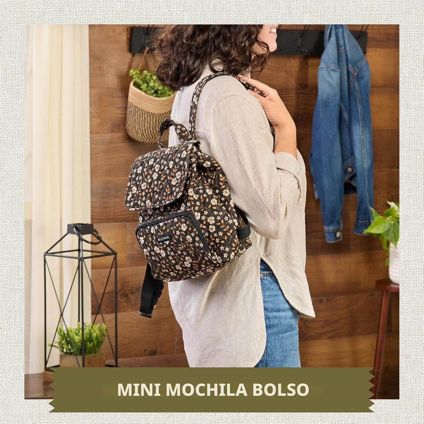 Bella Taylor Mini Mochila con Monedero para Mujeres, Bolso Pequeño...
