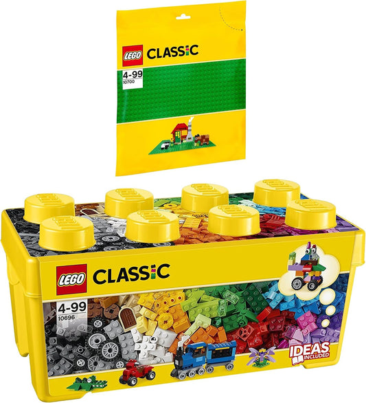 Lego Juego clásico de 2 bloques de construcción 10696 y 10700 + pla...