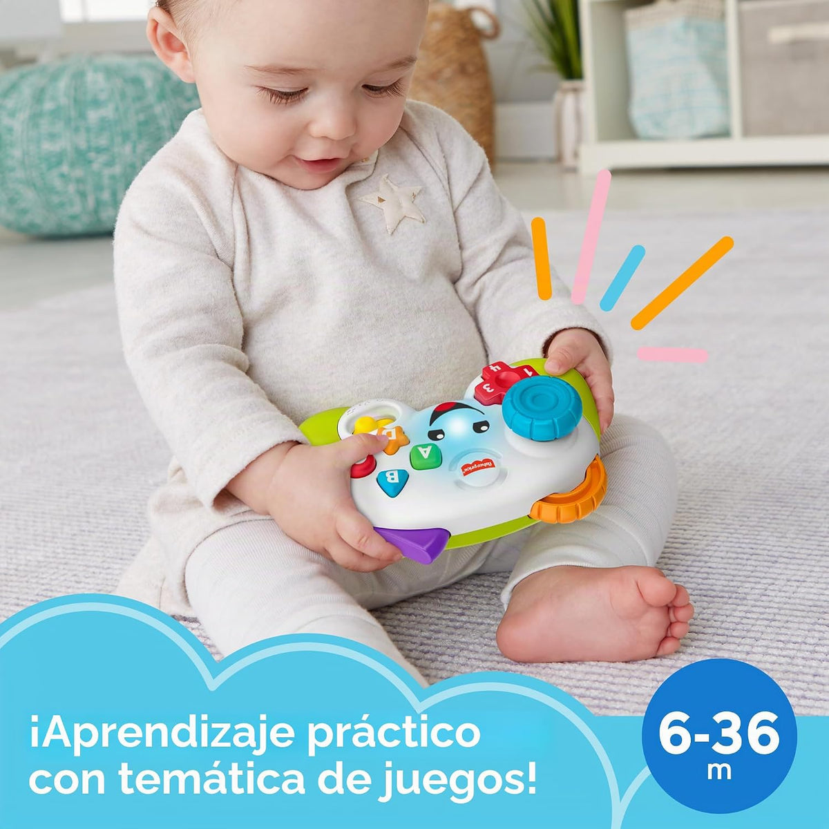 Fisher-Price Juguete para Bebés y Niños Pequeños Controlador de Jue...