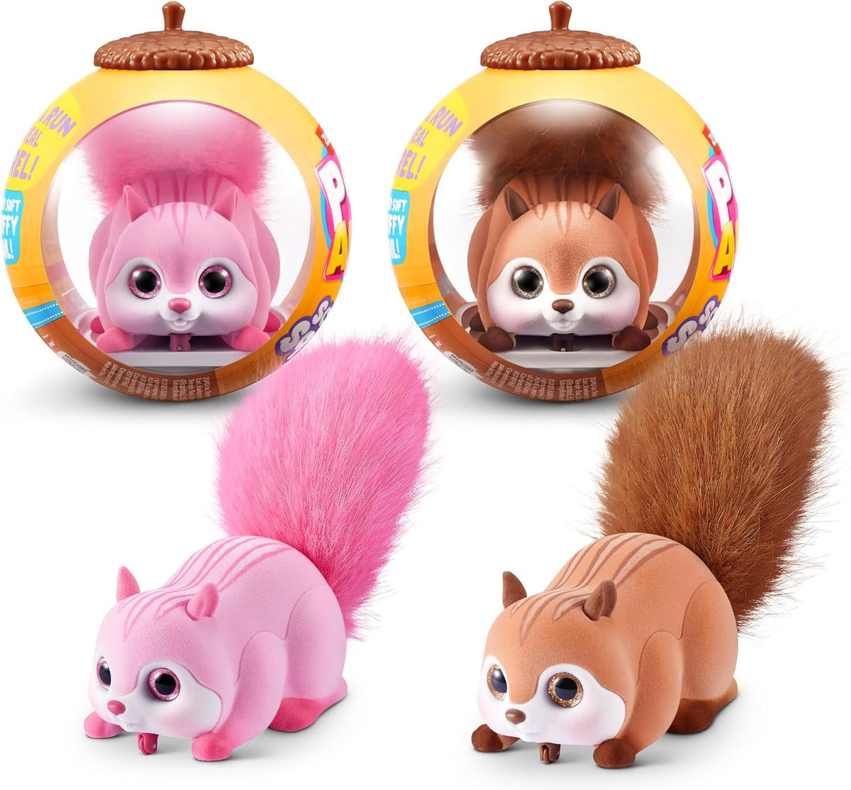 Pets Alive Scurry'n Squirrel (rosa + marrón) paquete de 2 por Z...