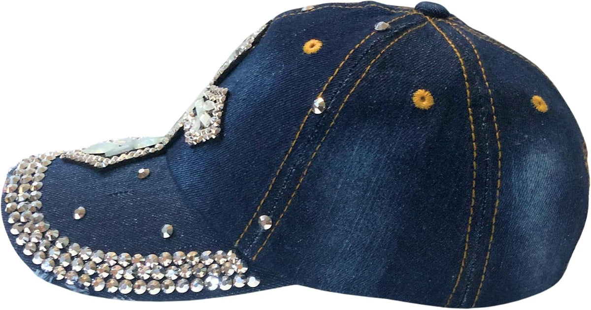 Popfizzy Bedazzled - Sombrero de cruz para mujer, sombrero de diama...