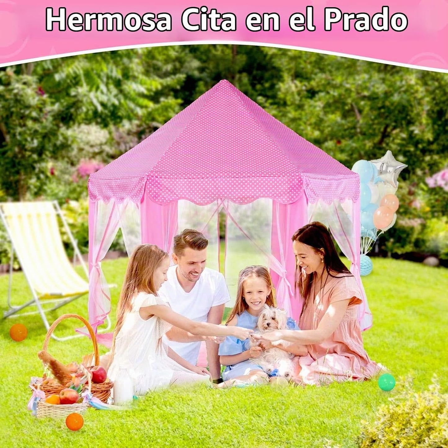 Tienda de Castillo de Princesa con Alfombra para Niñas, Tiendas de...