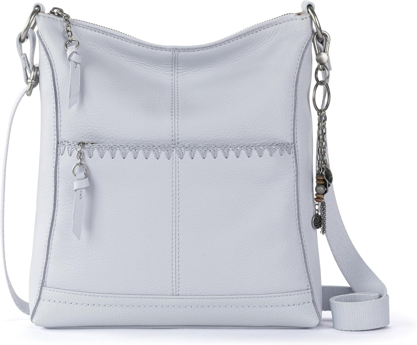 The Sak Lucia - Bolso bandolera de piel convertible con correa ajus...