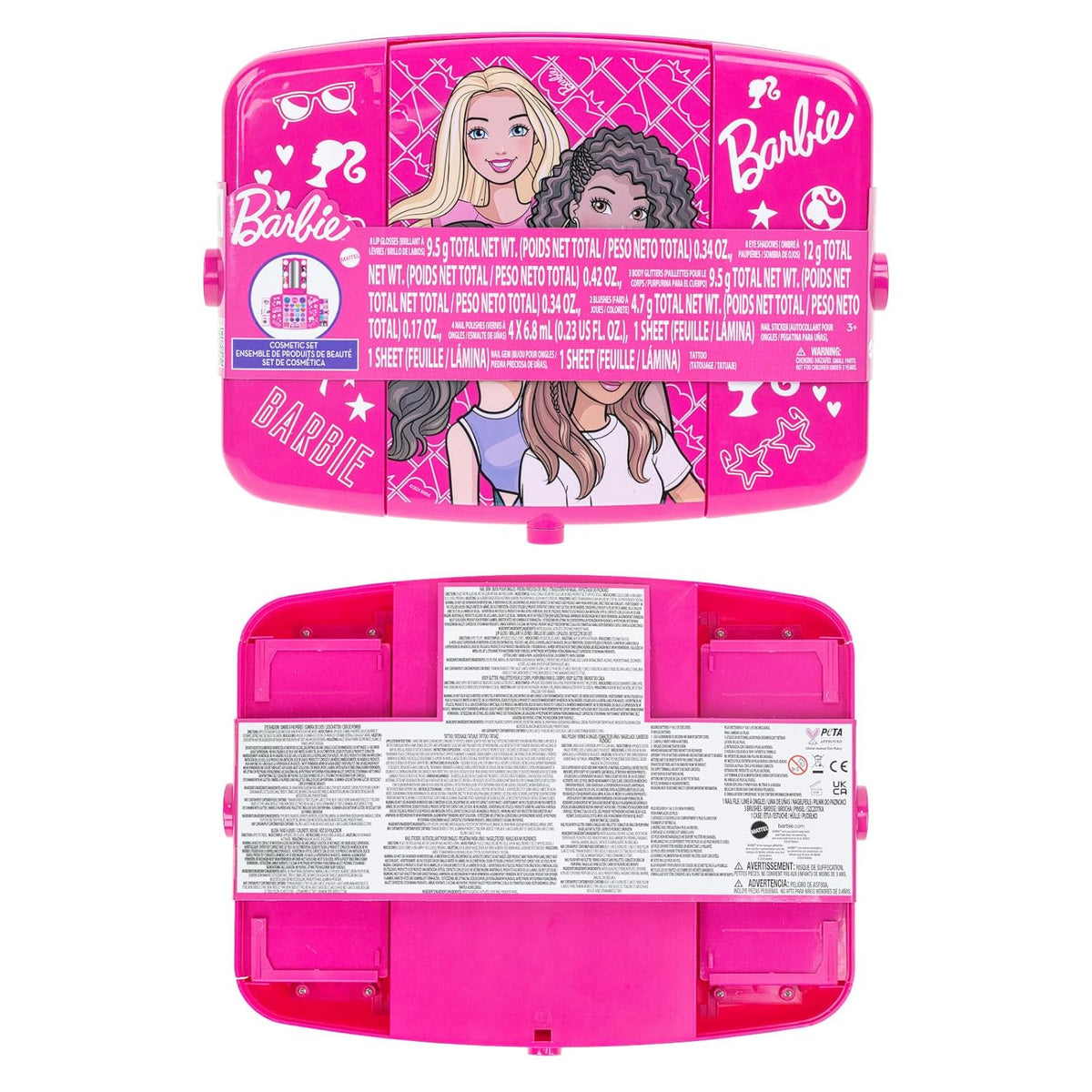 Set de belleza Barbie Beauty Vanity con espejo iluminado, incluye b...