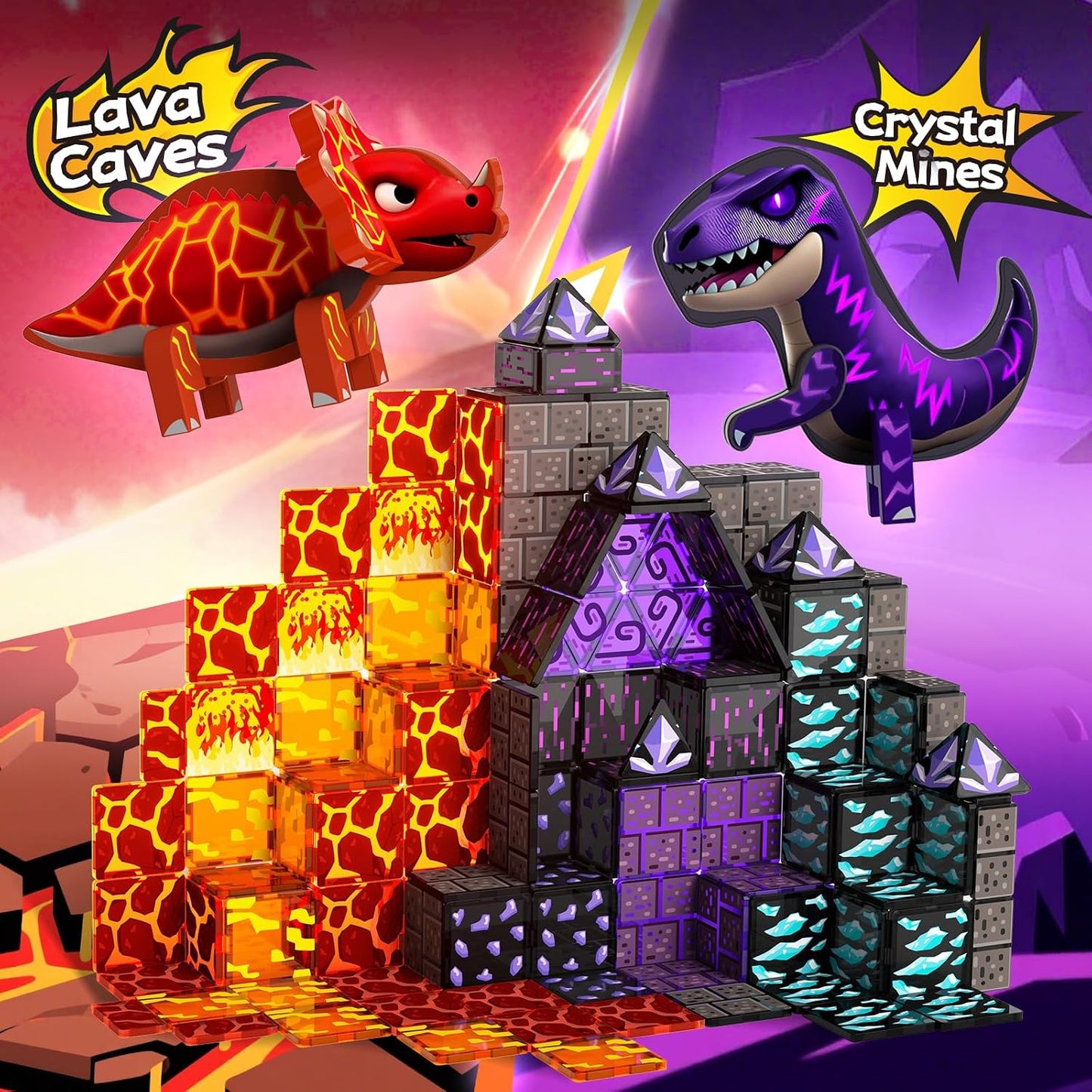 GobiDex Juguetes de Dinosaurio Fichas Magnéticas Set del Mundo de D...