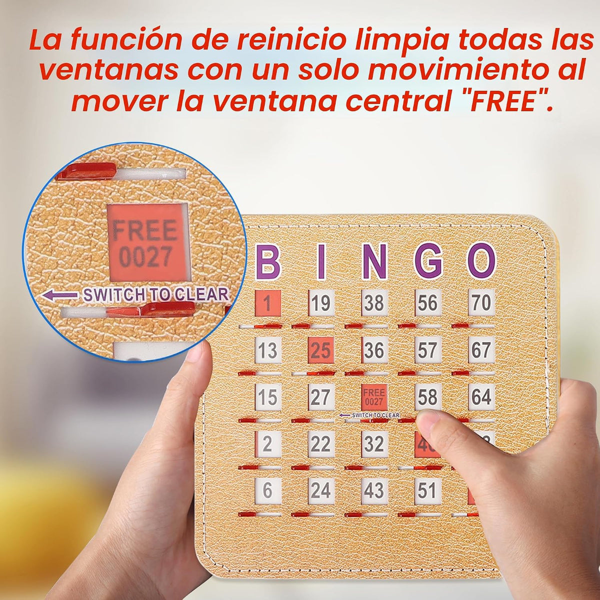 GSE Games &amp; Sports Expert Paquete de 50 tarjetas de bingo reuti...