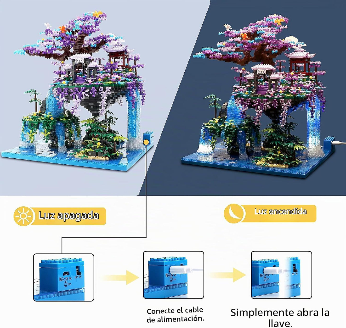 DAFDAG El Palacio de la Luna Conjunto de Micro Bloques de Arquitect...