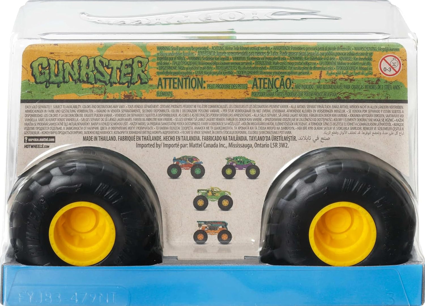 Hot Wheels Monster Trucks, camión monstruo de gran tamaño, camión d...