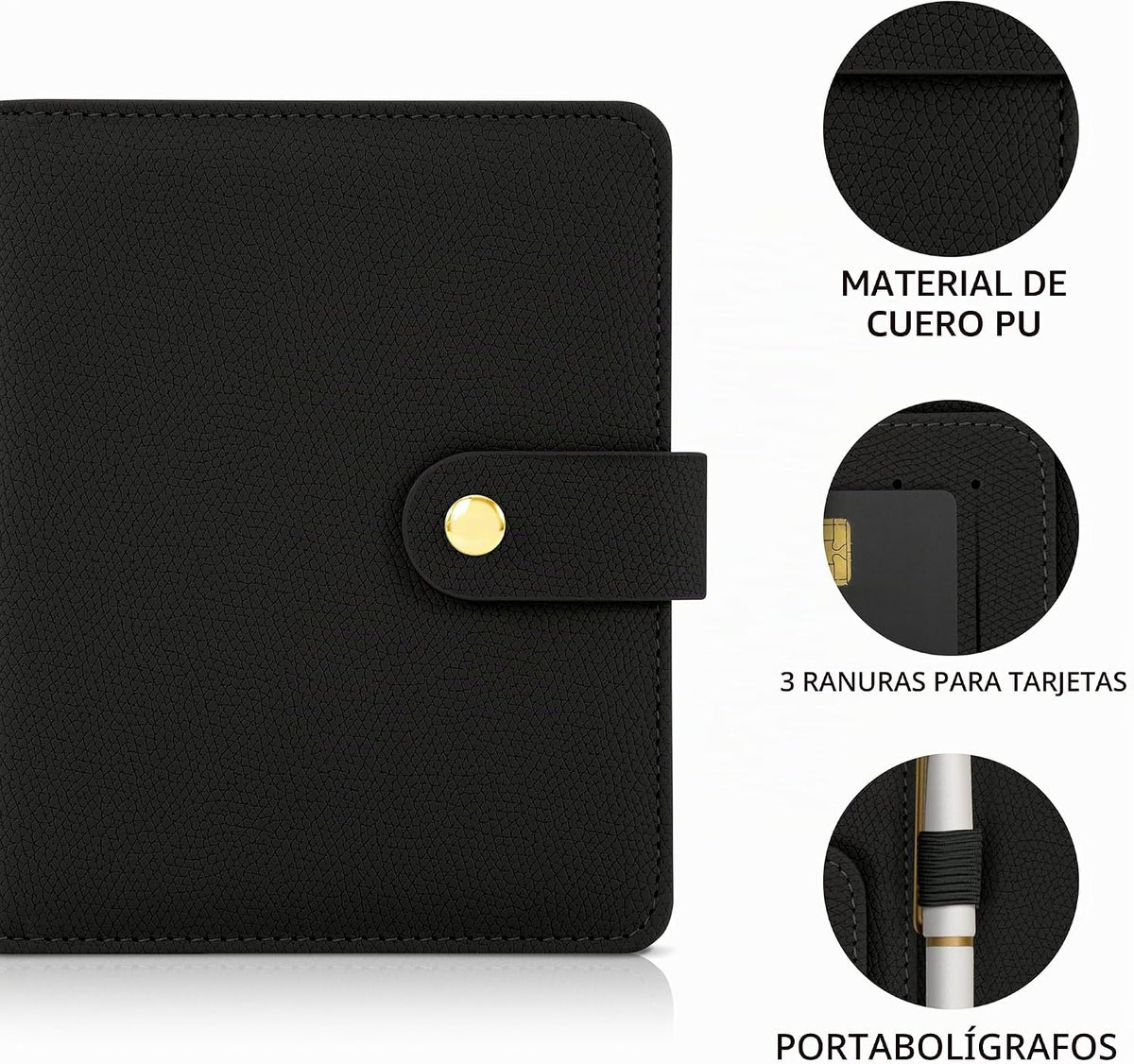 Hermoso soporte para pasaporte para viajes, bonita funda con soport...