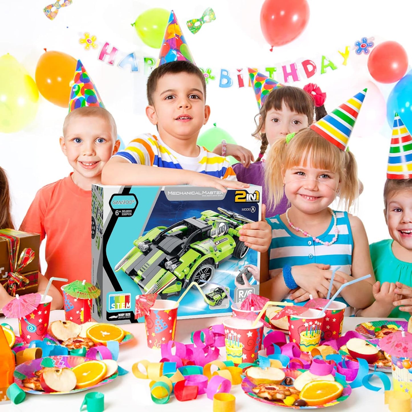 GAMZOO Juguetes de construcción STEM para niños con kits de ingenie...