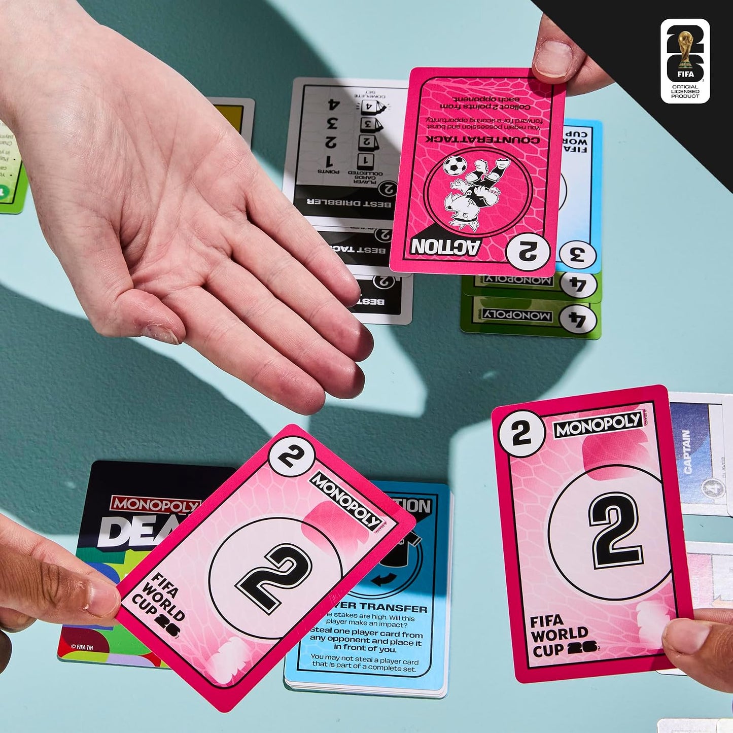 Monopoly Deal FIFA World Cup 2026 Edition - Juego de cartas de fútb...