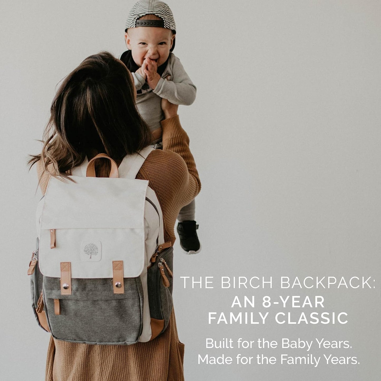 Parker Mochila para Pañales de Bebé - Bolsa de Pañales Grande con B...