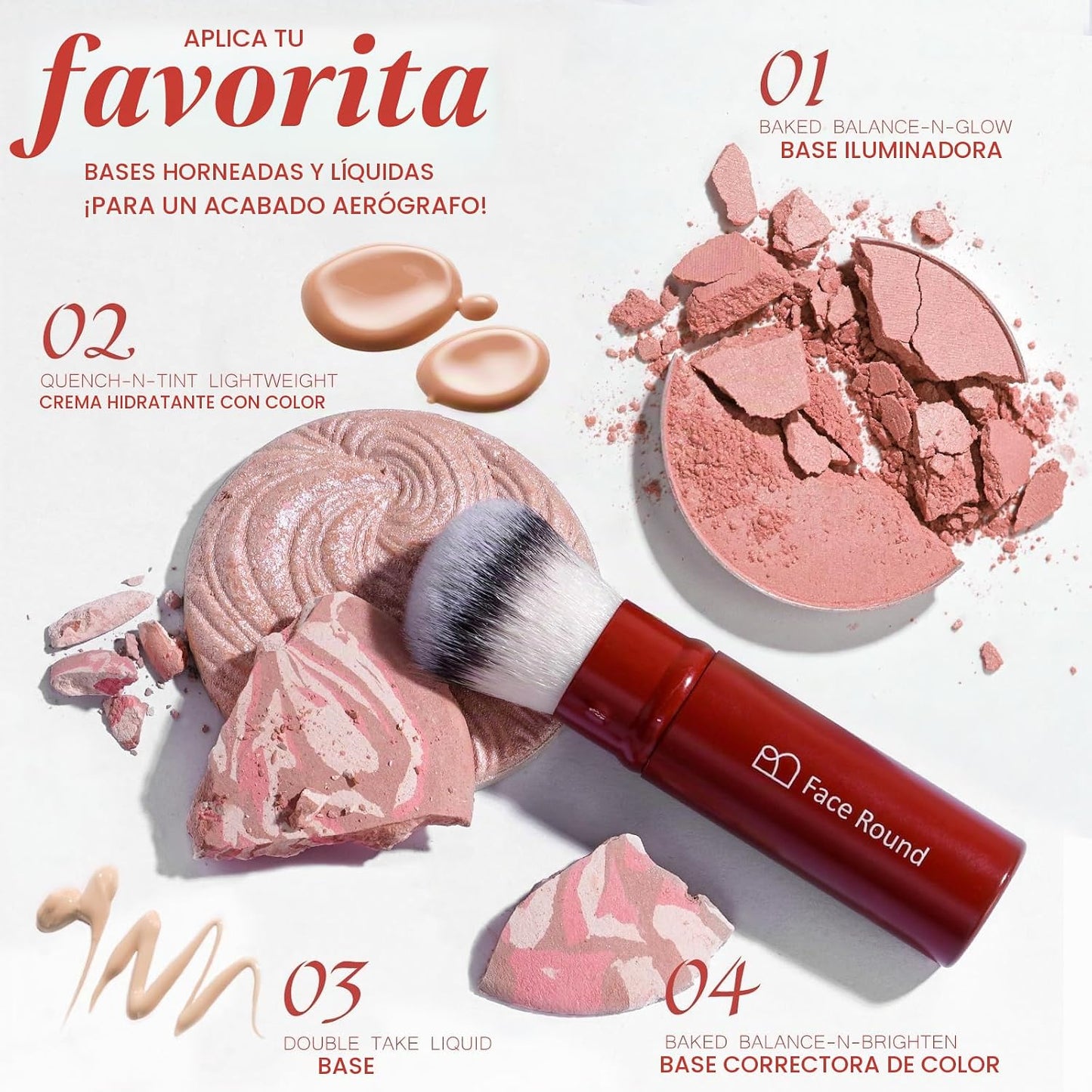 Kit de brochas de maquillaje BS-MALL \u2013 Herramientas profesiona...