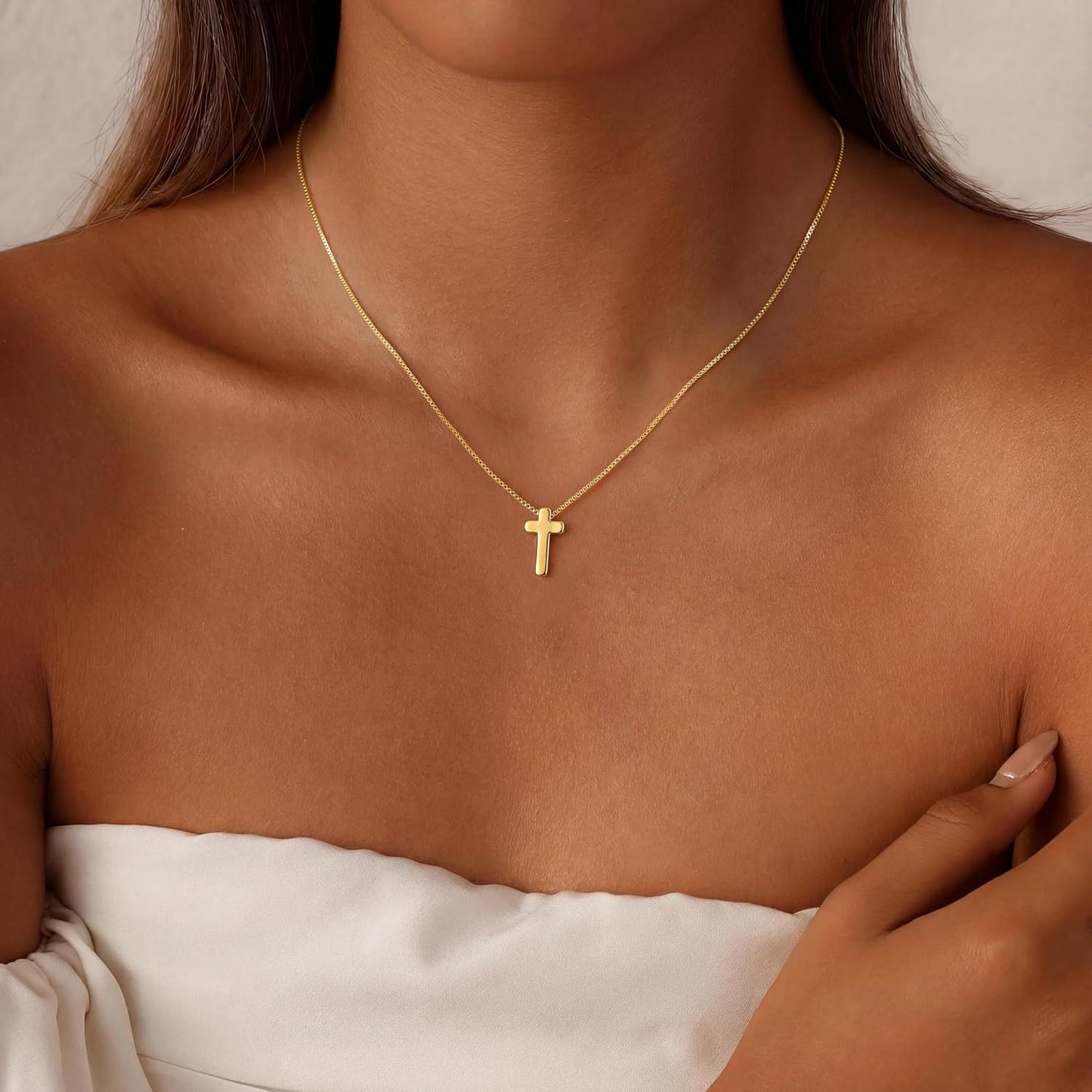 Carffordo - Collares chapados en oro para mujer, delicados collares...