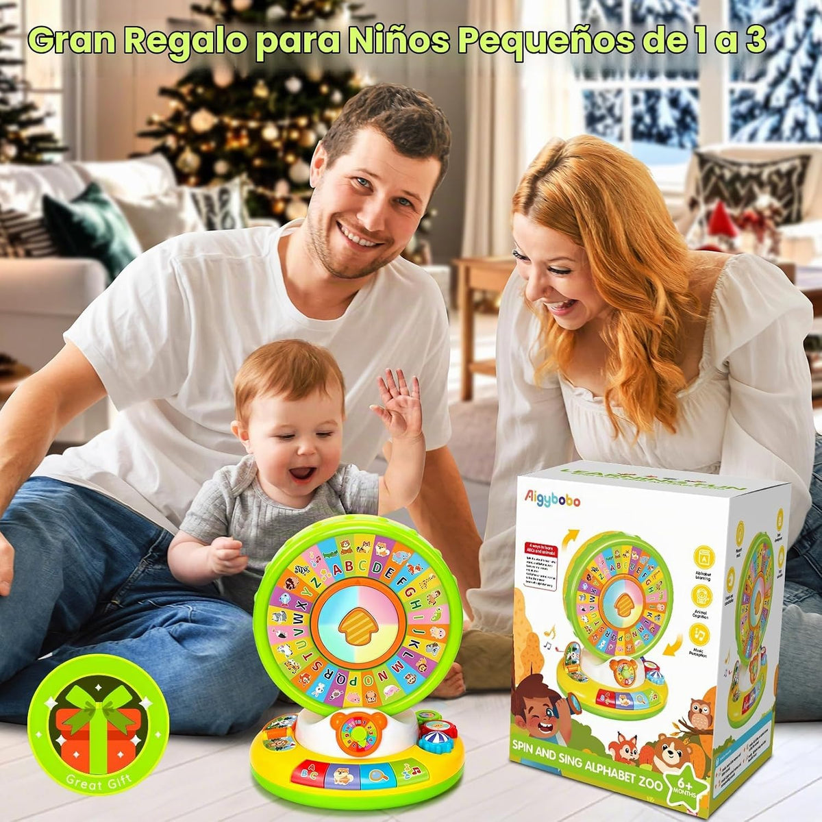 Juguetes de aprendizaje para niños de 1 a 3 años, zoológico del alf...