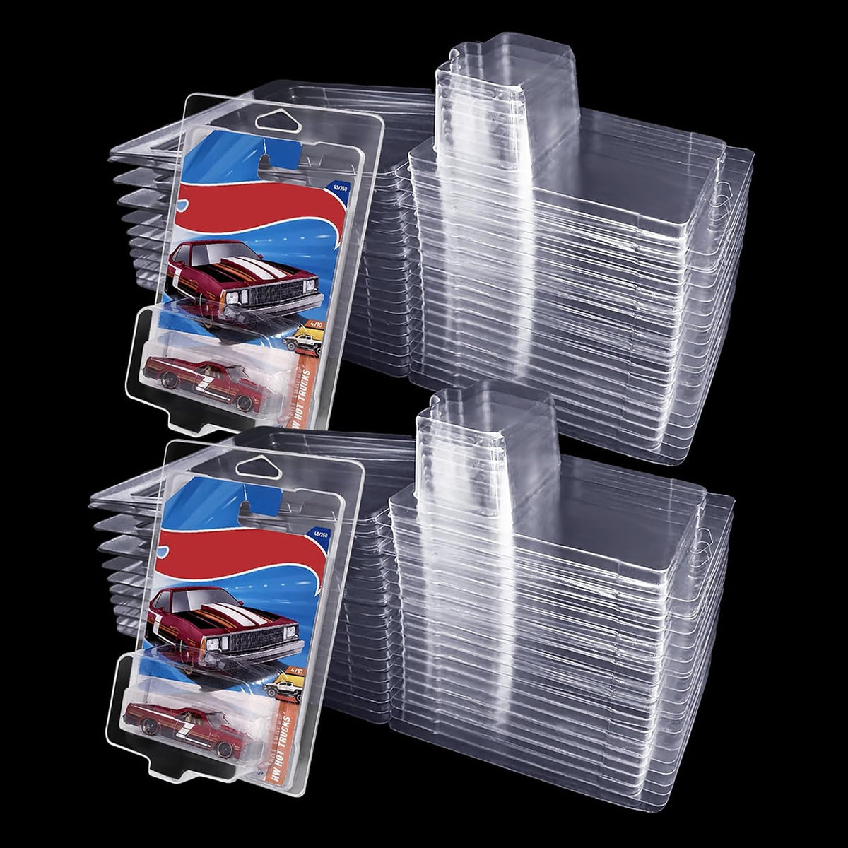 50 paquetes de estuches protectores para Hot Wheels - Estuches de e...