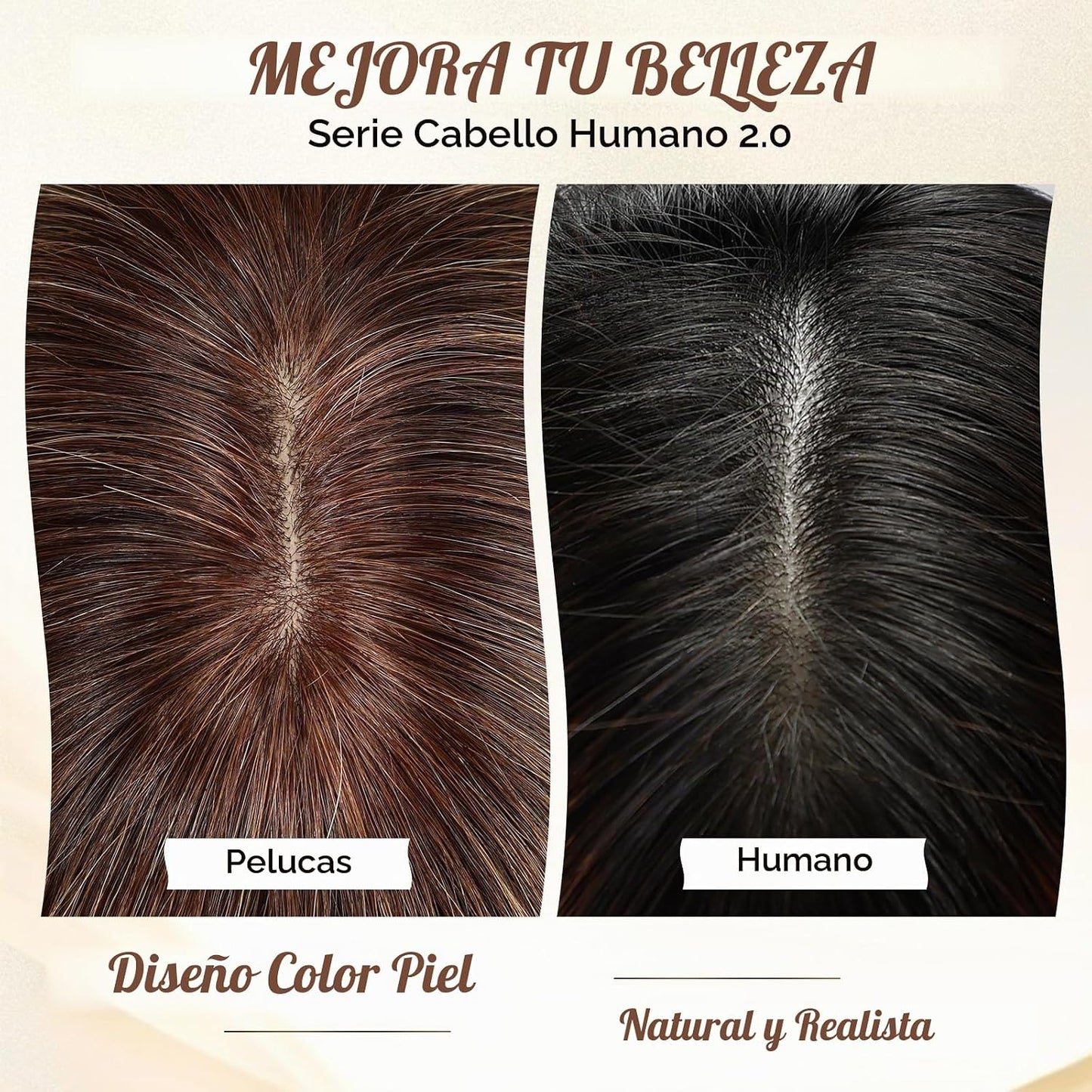KKU Pelucas de cabello humano rubio ceniza degradado para mujer, pe...