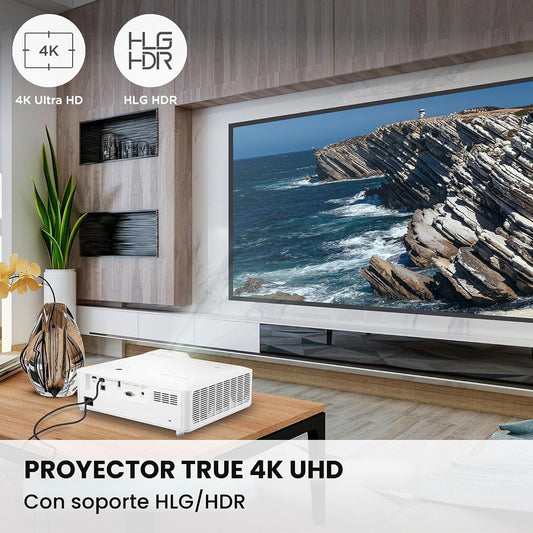 ViewSonic LS901-4K UHD Proyector Láser 4K con 5500 lúmenes, zoom óp...