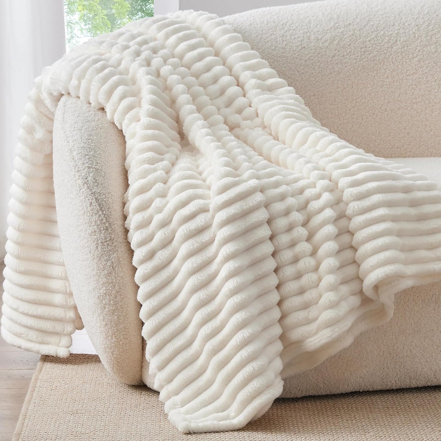 BEDELITE - Manta de vellón para sofá, de 8.85 oz\/yd², suave, cálid...