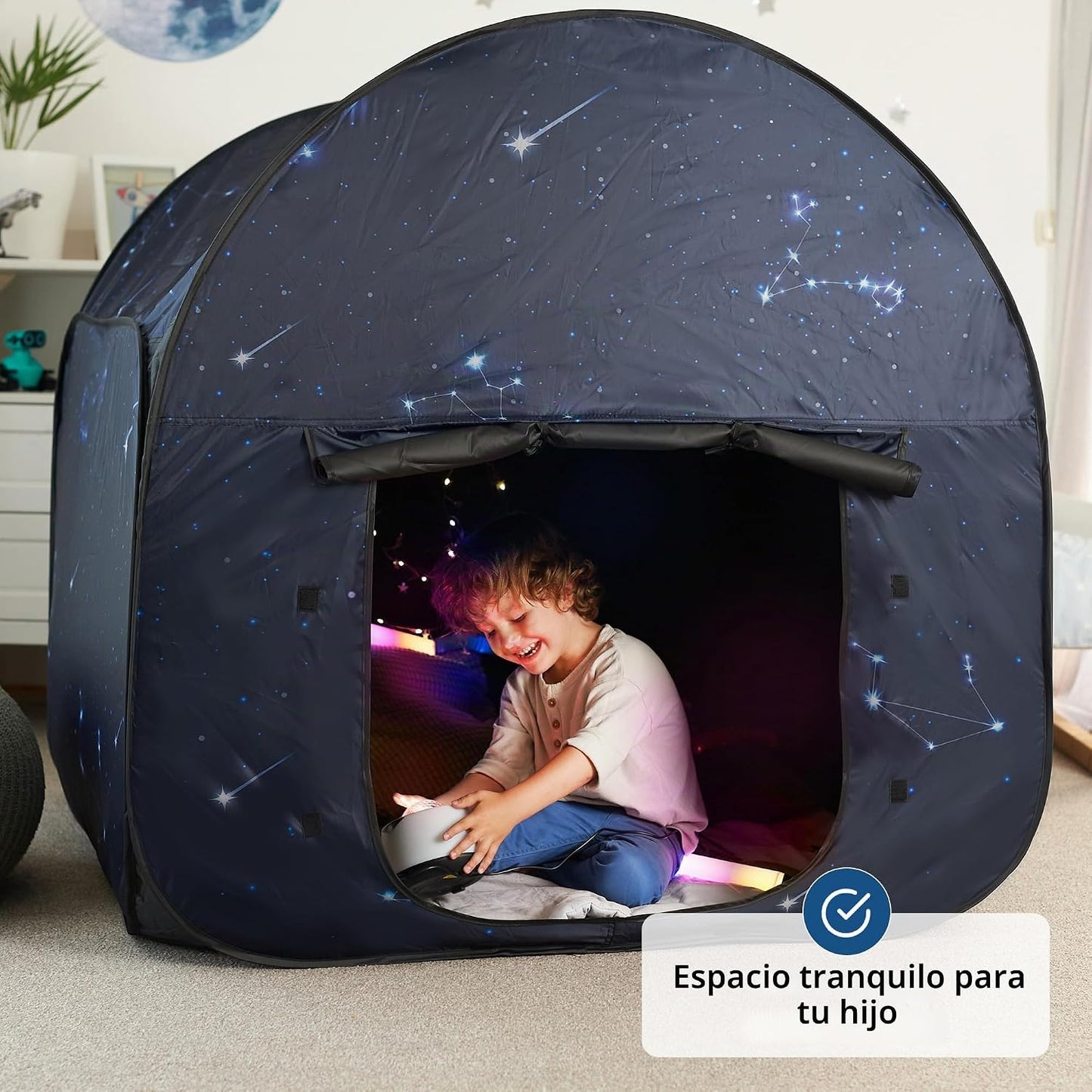 Tienda de campaña sensorial | Esquina tranquila para que los niños...