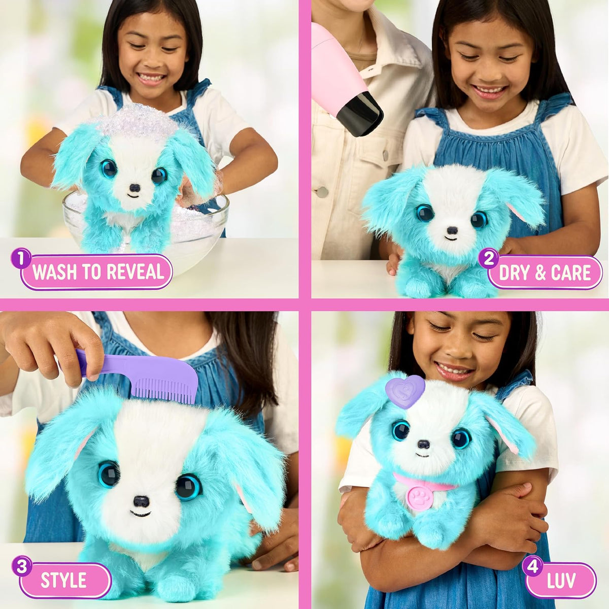 ScruffaLuvs Mascota sorpresa azul, juguete de peluche misterioso, l...
