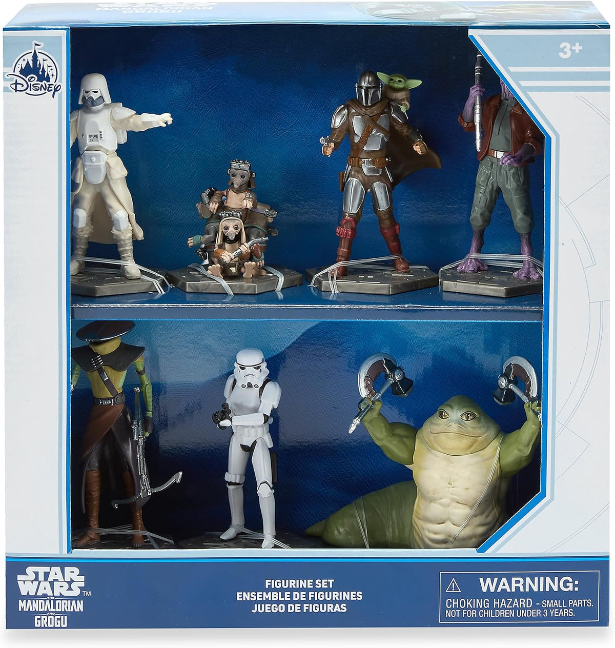 DISNEY STORE Juego oficial de figuras de Star Wars: The Mandalorian...