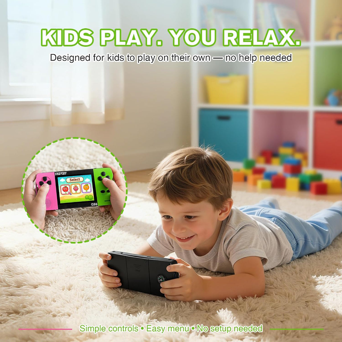 JJFUN Consola de juegos portátil retro, 138 juegos clásicos y panta...
