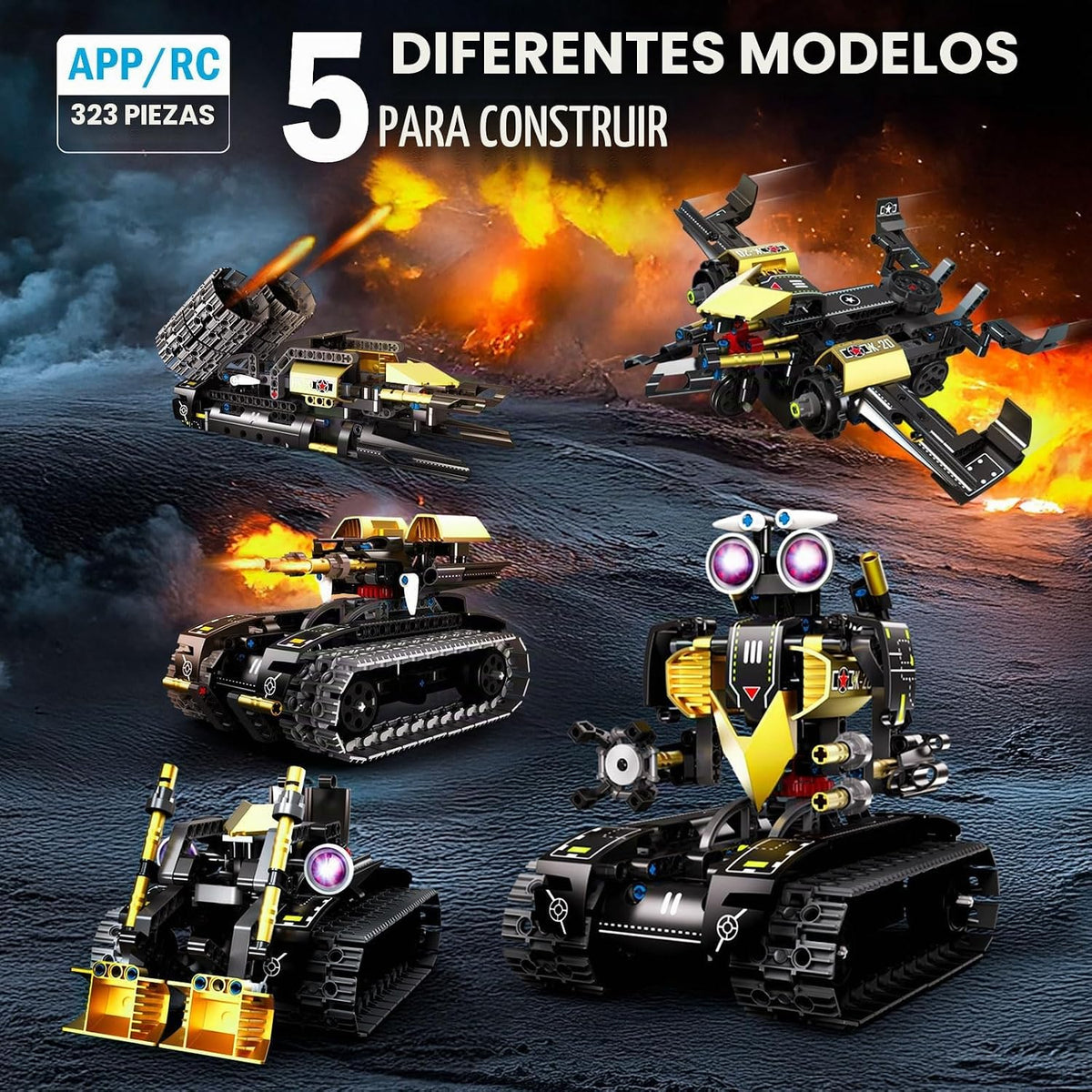 OUTOGO - Kit de construcción de robot con control remoto, regalos S...