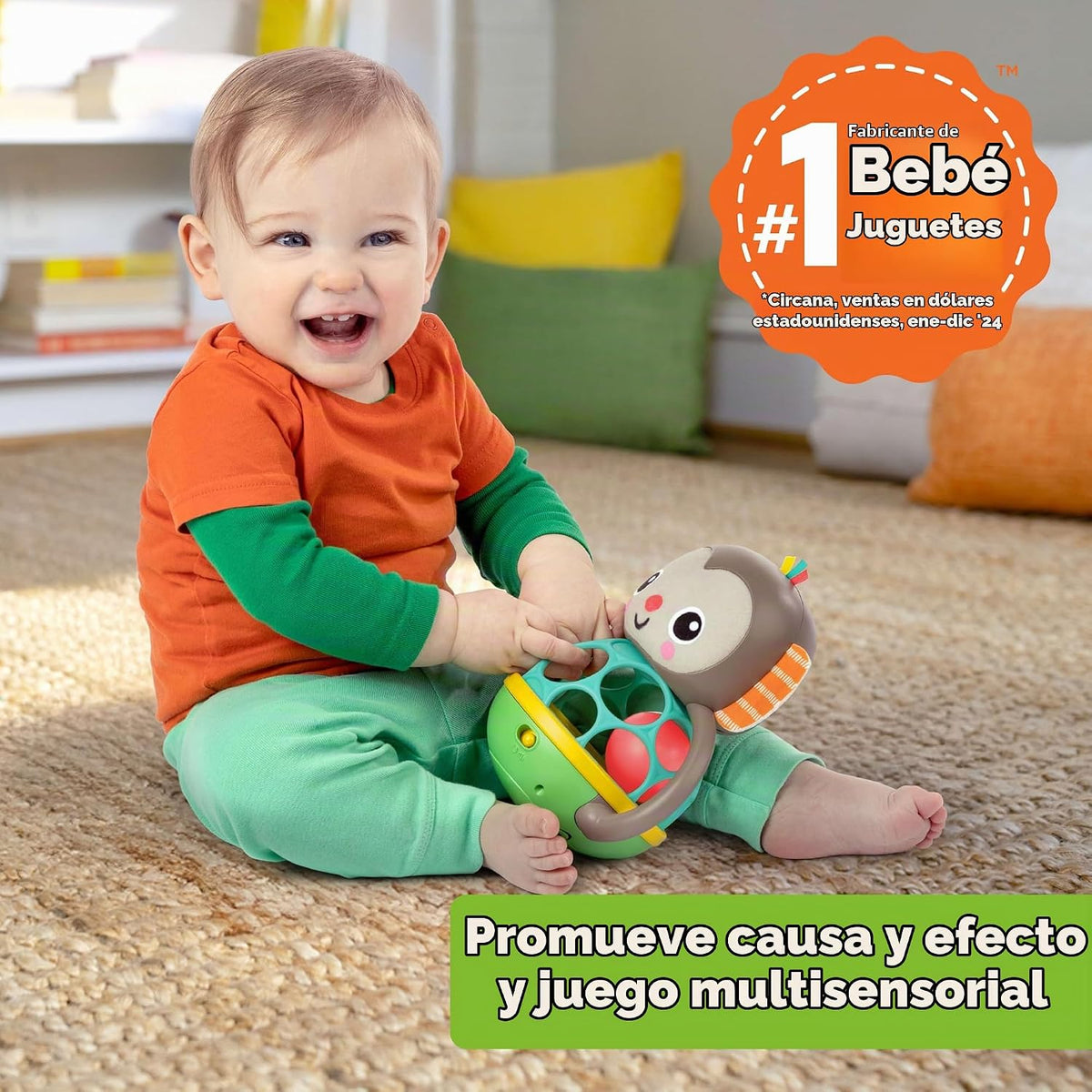 Bright Starts Giggle &amp; Rattle Gift Set - Juguetes musicales y s...