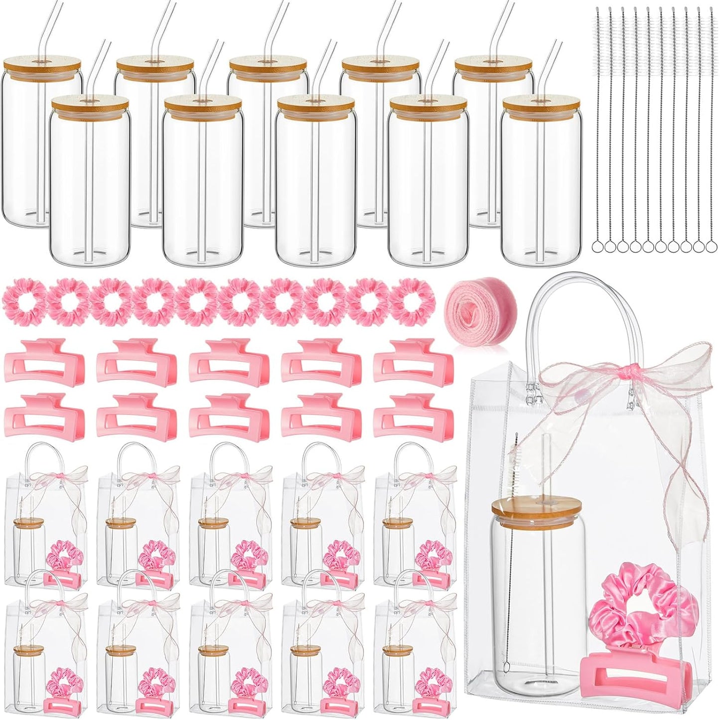 SiliFine Juego de 41 unidades\/10 regalos de cumpleaños para niñas,...