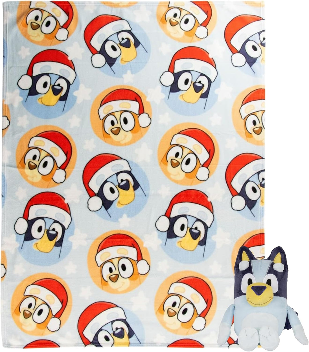 Jay Franco Juego de cama navideño para niños \u2013 Almohada de fel...