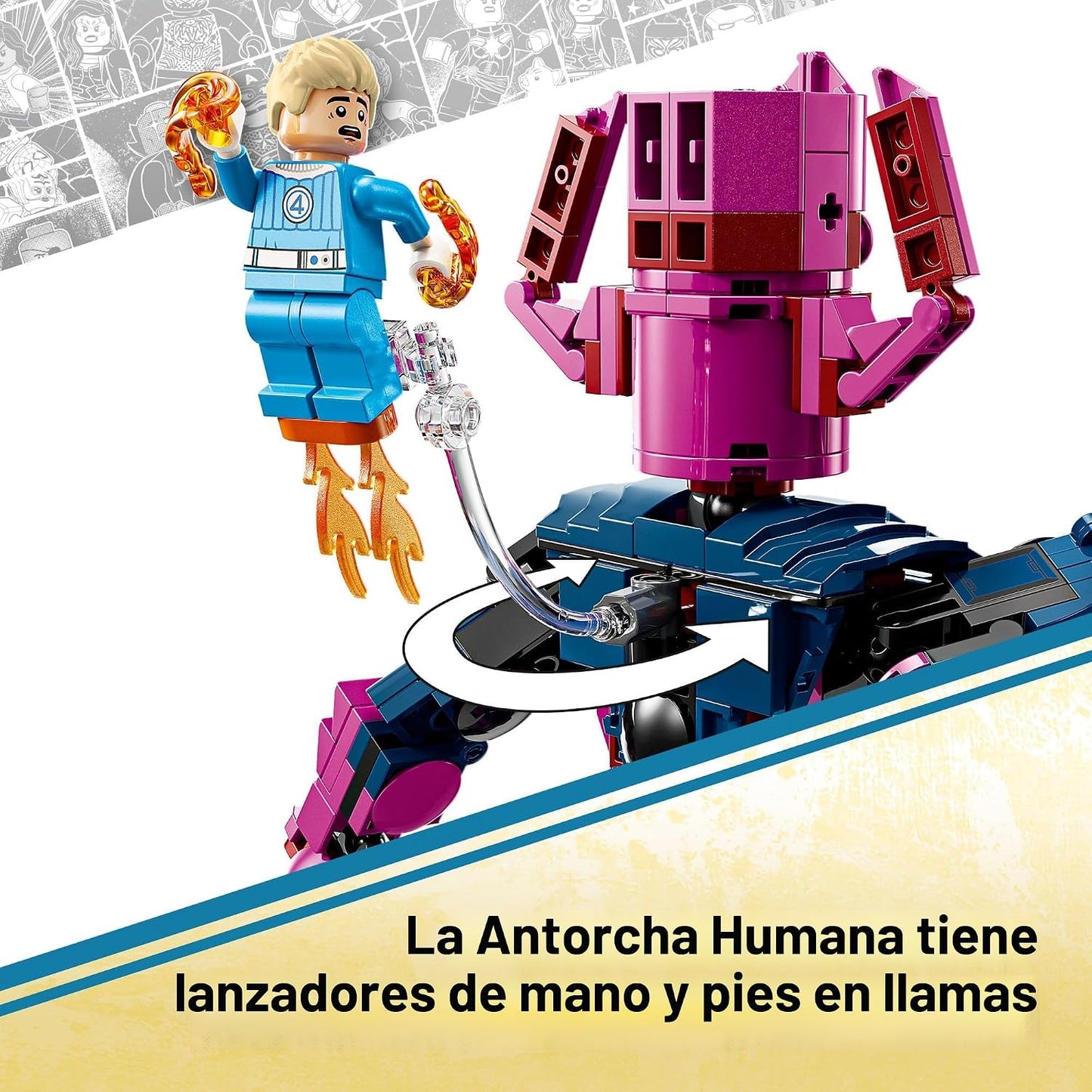 LEGO Marvel Los 4 Fantásticos contra Galactus Figura de construcció...